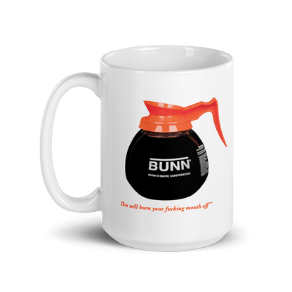 This Will Burn Your F*ing Mouth Off - Coffee Pot Mug - Polychrome Goods