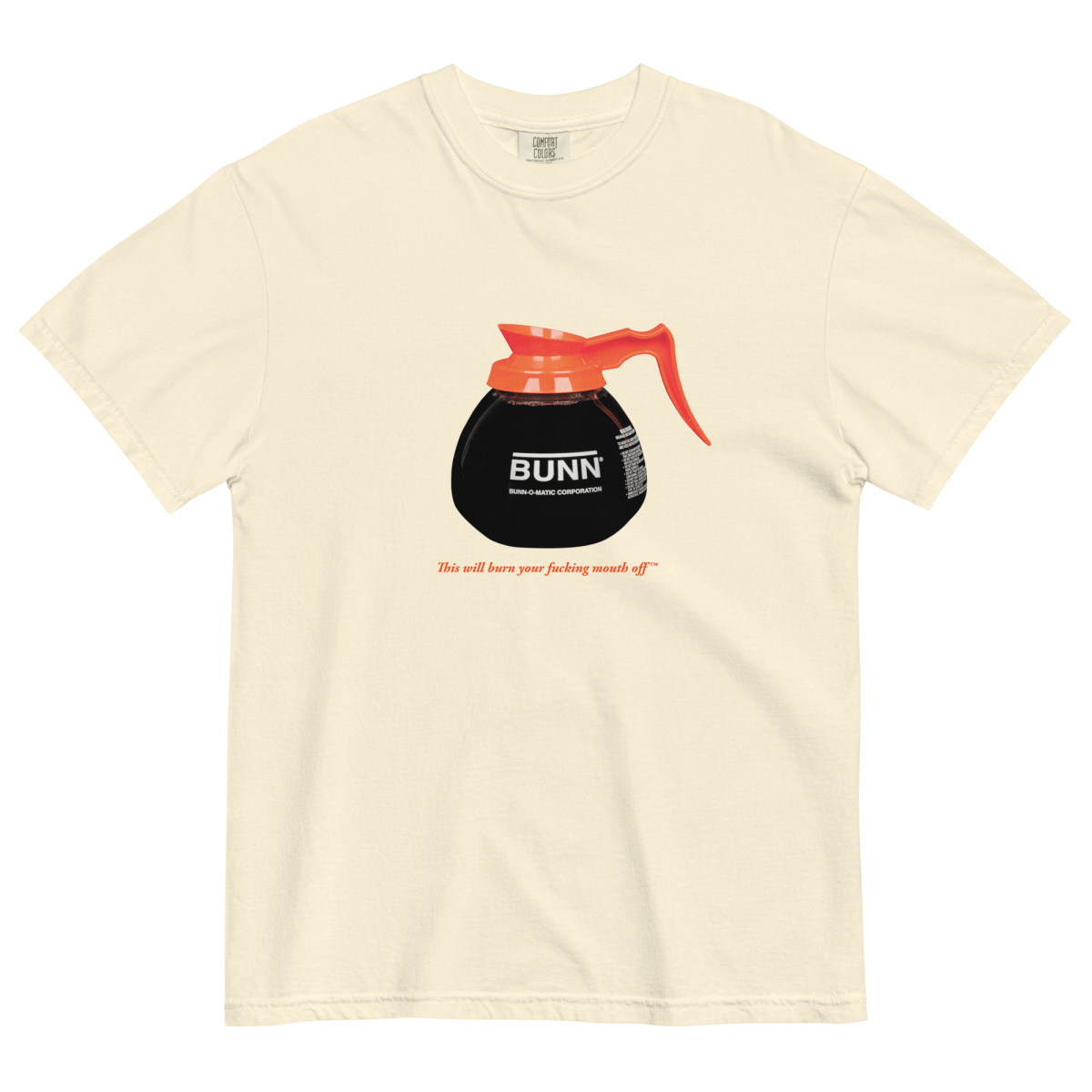 This Will Burn Your F*ing Mouth Off - Coffee Pot Tee - Polychrome Goods 🍊