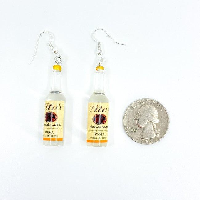 Tito's Vodka 3D Earrings - Polychrome Goods 🍊