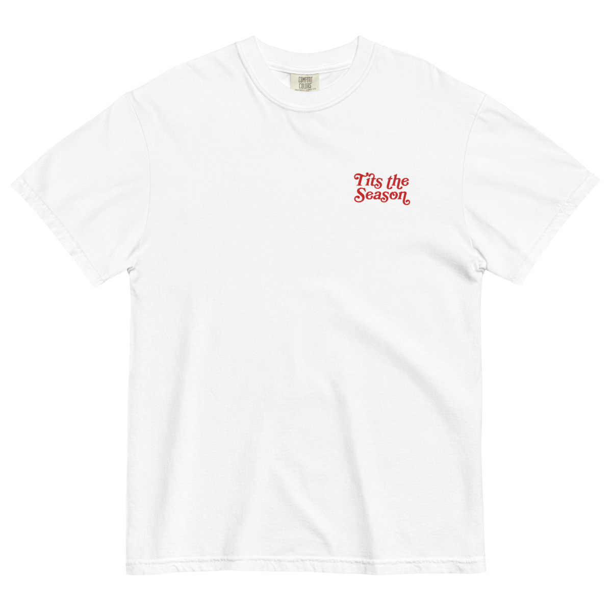 Tits the Season Embroidered Shirt - Polychrome Goods 🍊