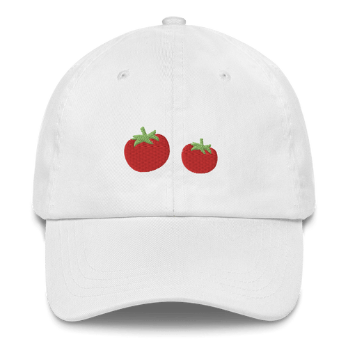 Tomato Twins Embroidered Hat