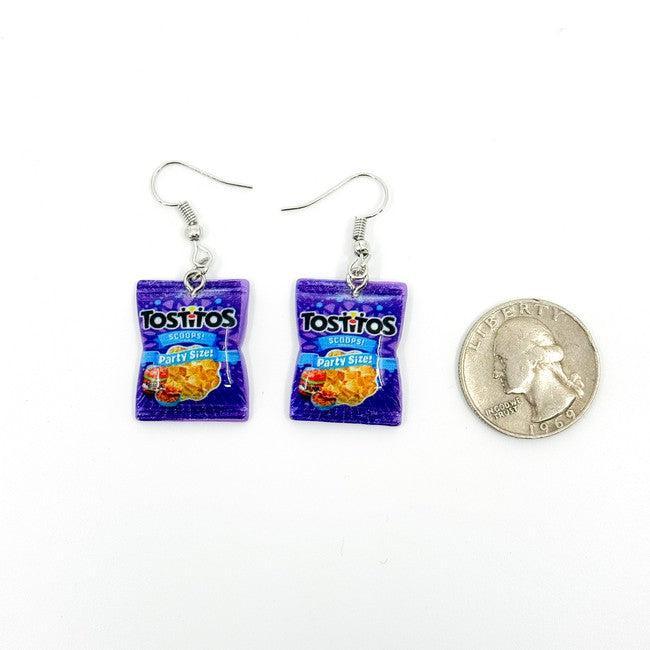 Tostitos Chips 3D Earrings - Polychrome Goods 🍊