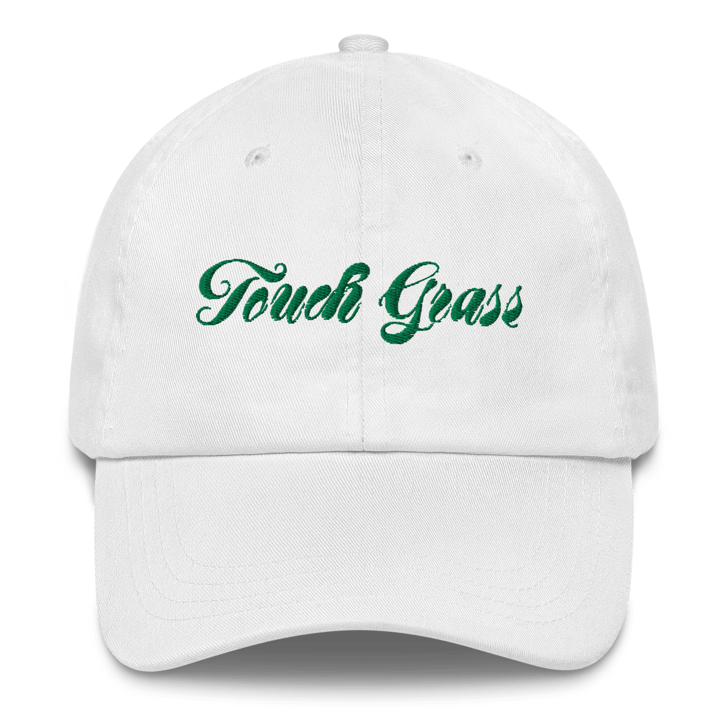Touch Grass Embroidered Hat - Polychrome Goods 🍊