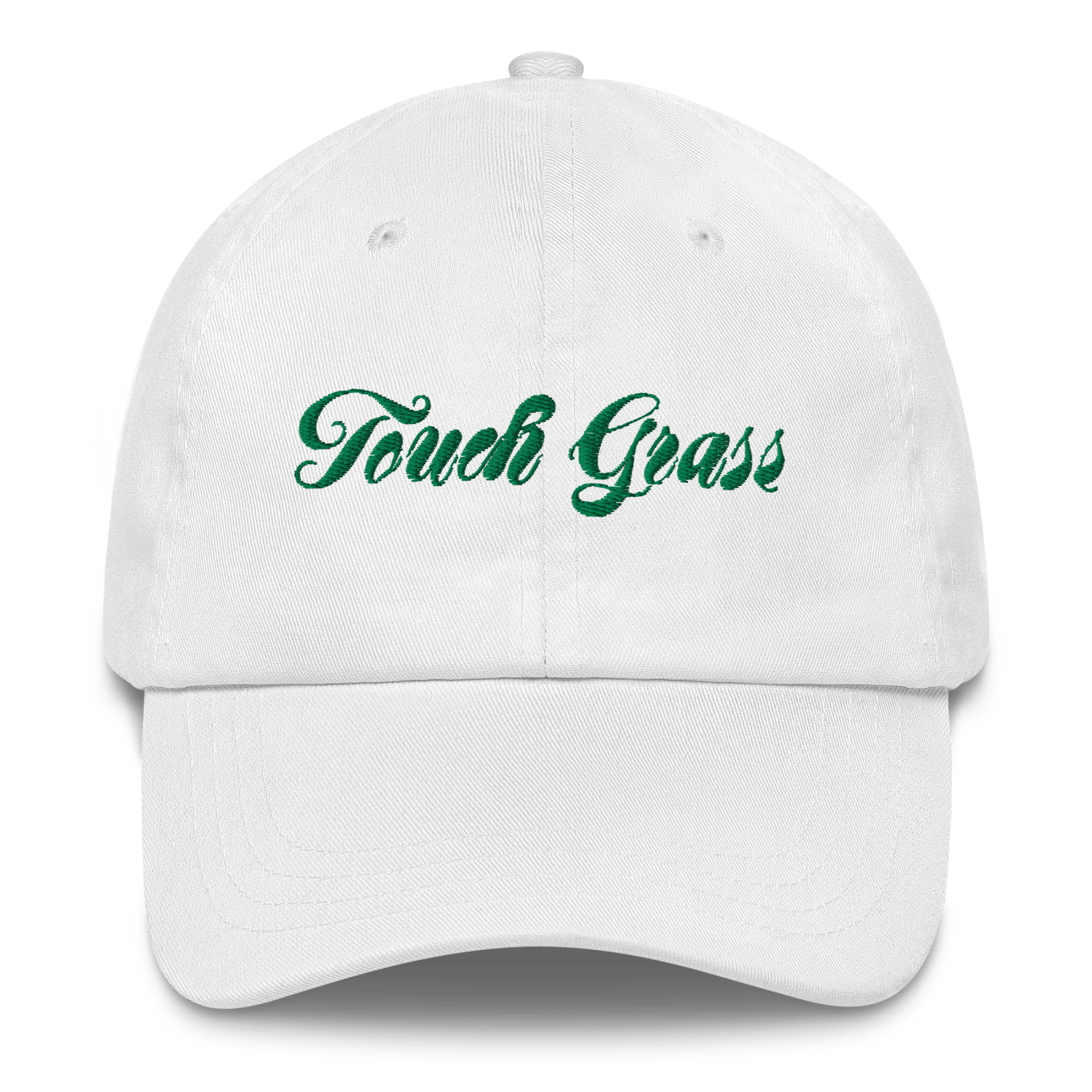 Touch Grass Embroidered Hat - Polychrome Goods 🍊