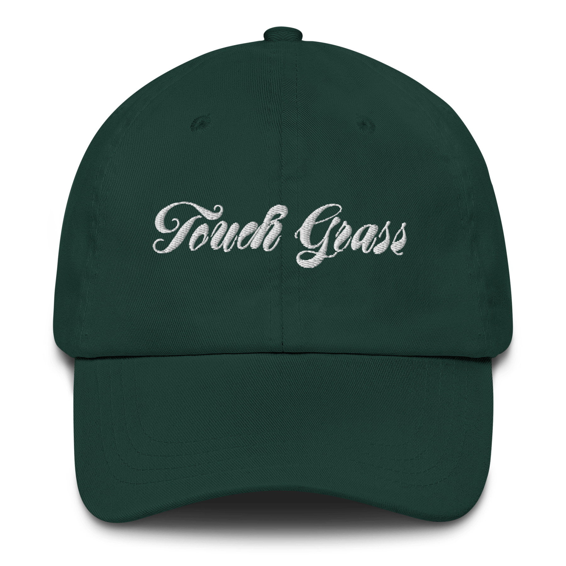 Touch Grass Embroidered Hat - Polychrome Goods 🍊