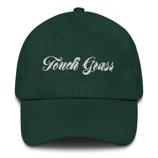 Touch Grass Embroidered Hat - Polychrome Goods 🍊