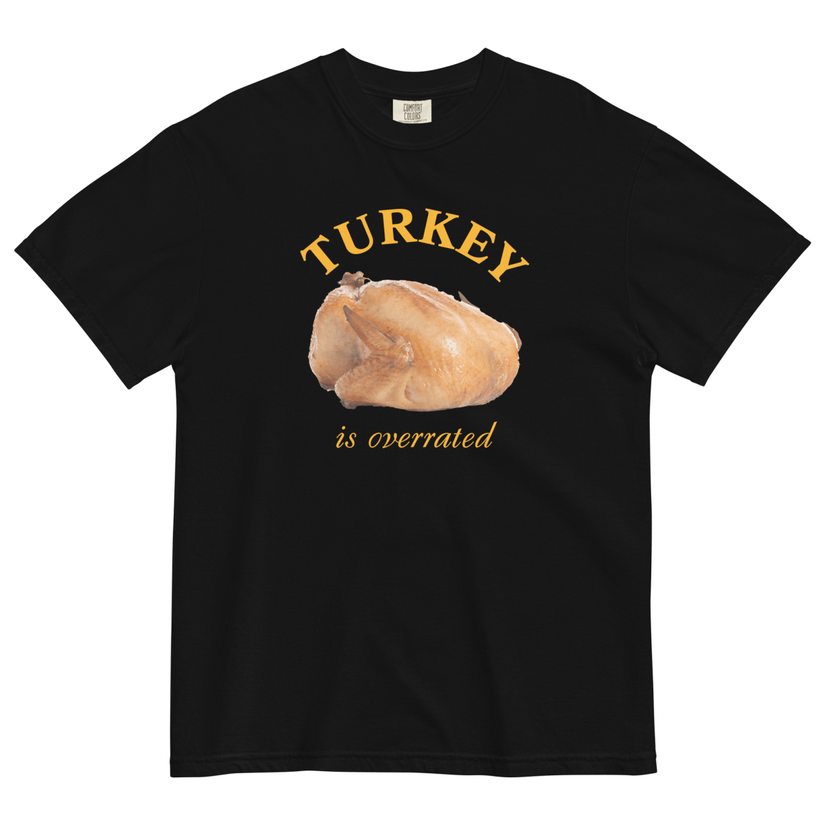 Turkey is Overrated Thanksgiving Shirt - Polychrome Goods 🍊