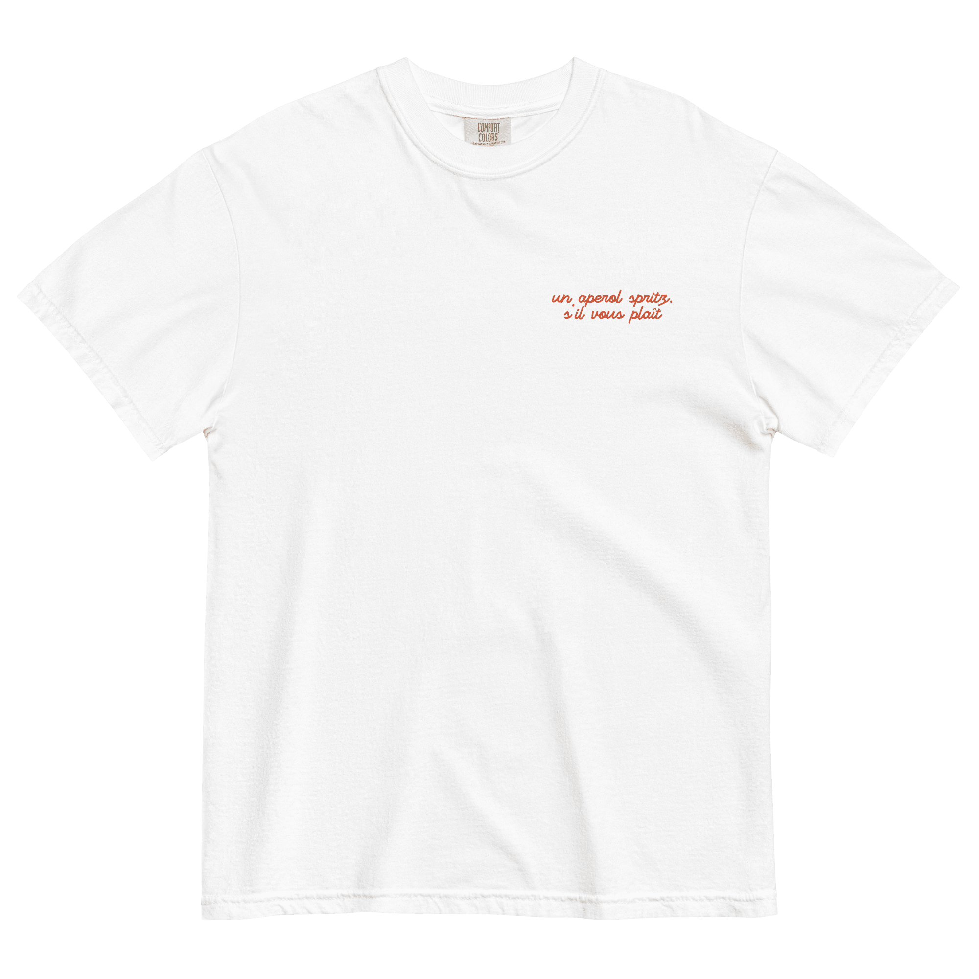 Un Aperol Spritz S'il Vous Plaît Gradient Embroidered Shirt - Polychrome Goods 🍊