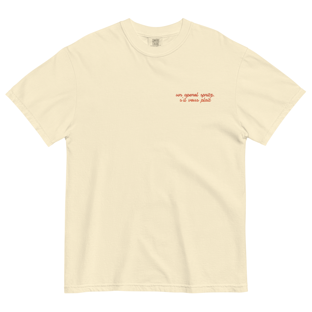 Un Aperol Spritz S'il Vous Plaît Gradient Embroidered Shirt - Polychrome Goods 🍊