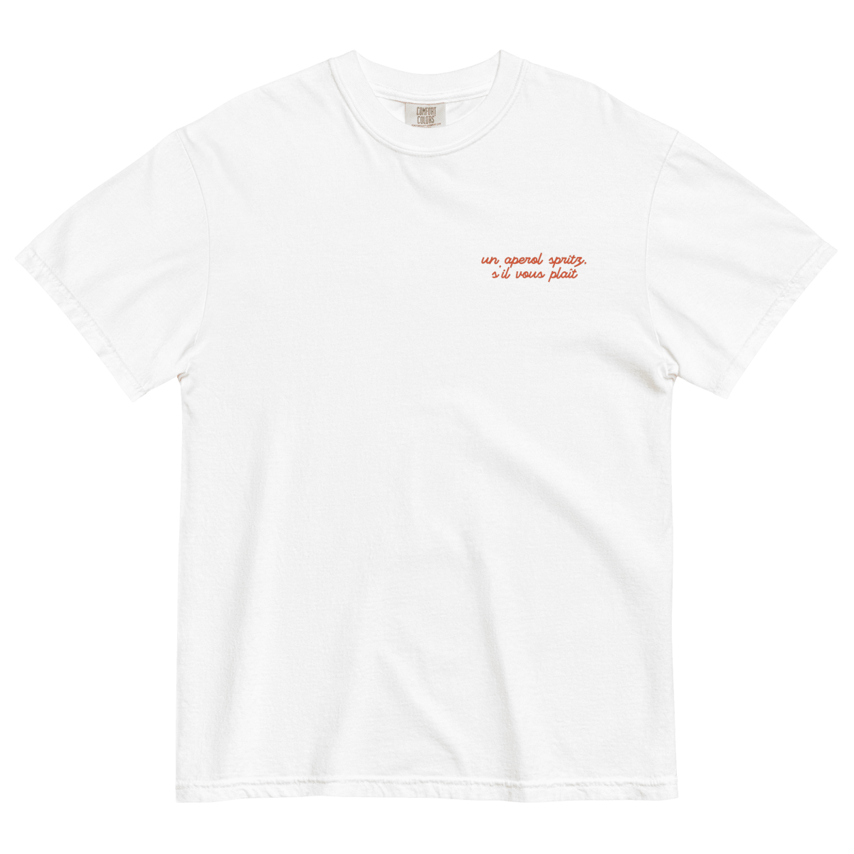 Un Aperol Spritz S'il Vous Plaît Gradient Embroidered Shirt - Polychrome Goods 🍊