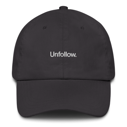 Unfollow. Embroidered Hat - Polychrome Goods 🍊