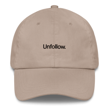 Unfollow. Embroidered Hat - Polychrome Goods 🍊