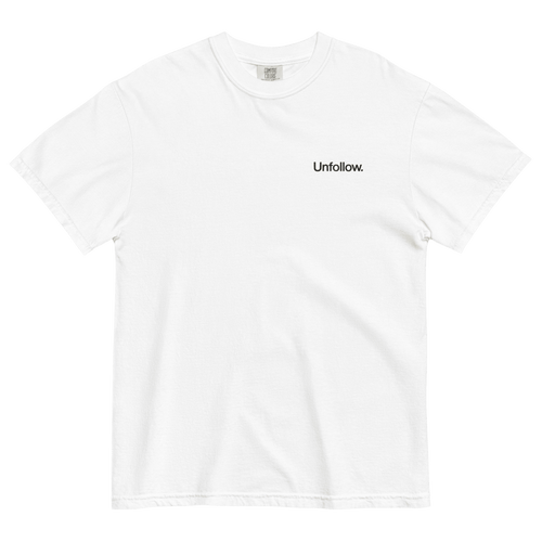 Unfollow. Embroidered Shirt