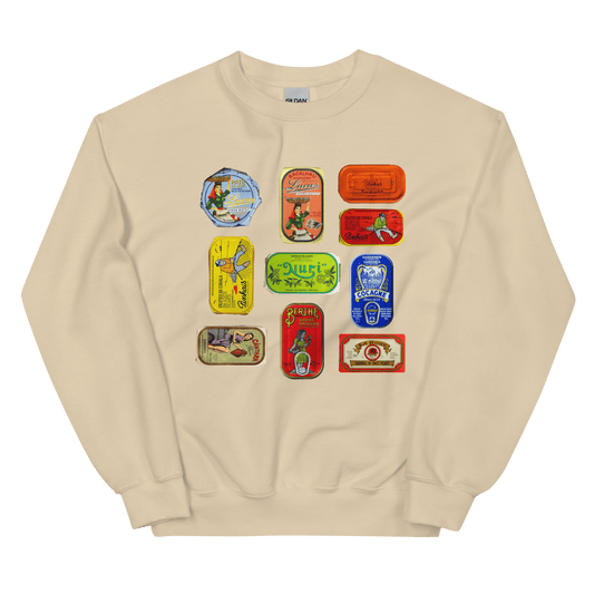 Boîtes de sardines du Portugal Sweatshirt unisexe