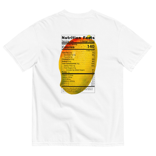 Mango 🥭 Nutrition Label Shirt