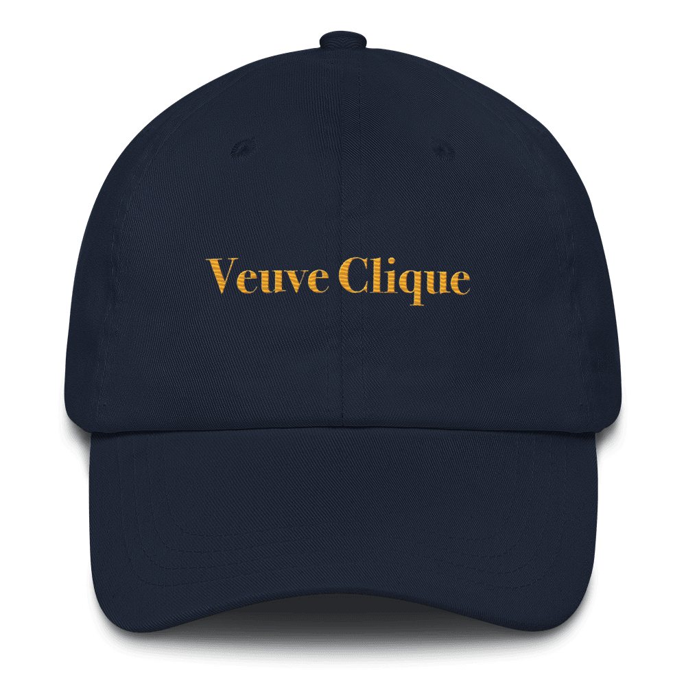 "Veuve Clique" Embroidered Hat - Polychrome Goods 🍊