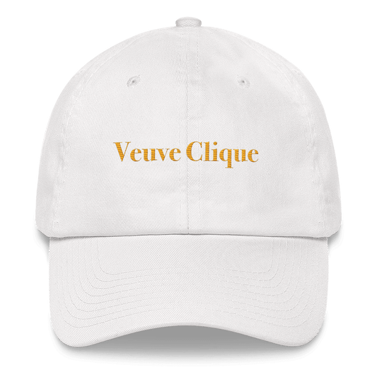 "Veuve Clique" Embroidered Hat - Polychrome Goods 🍊