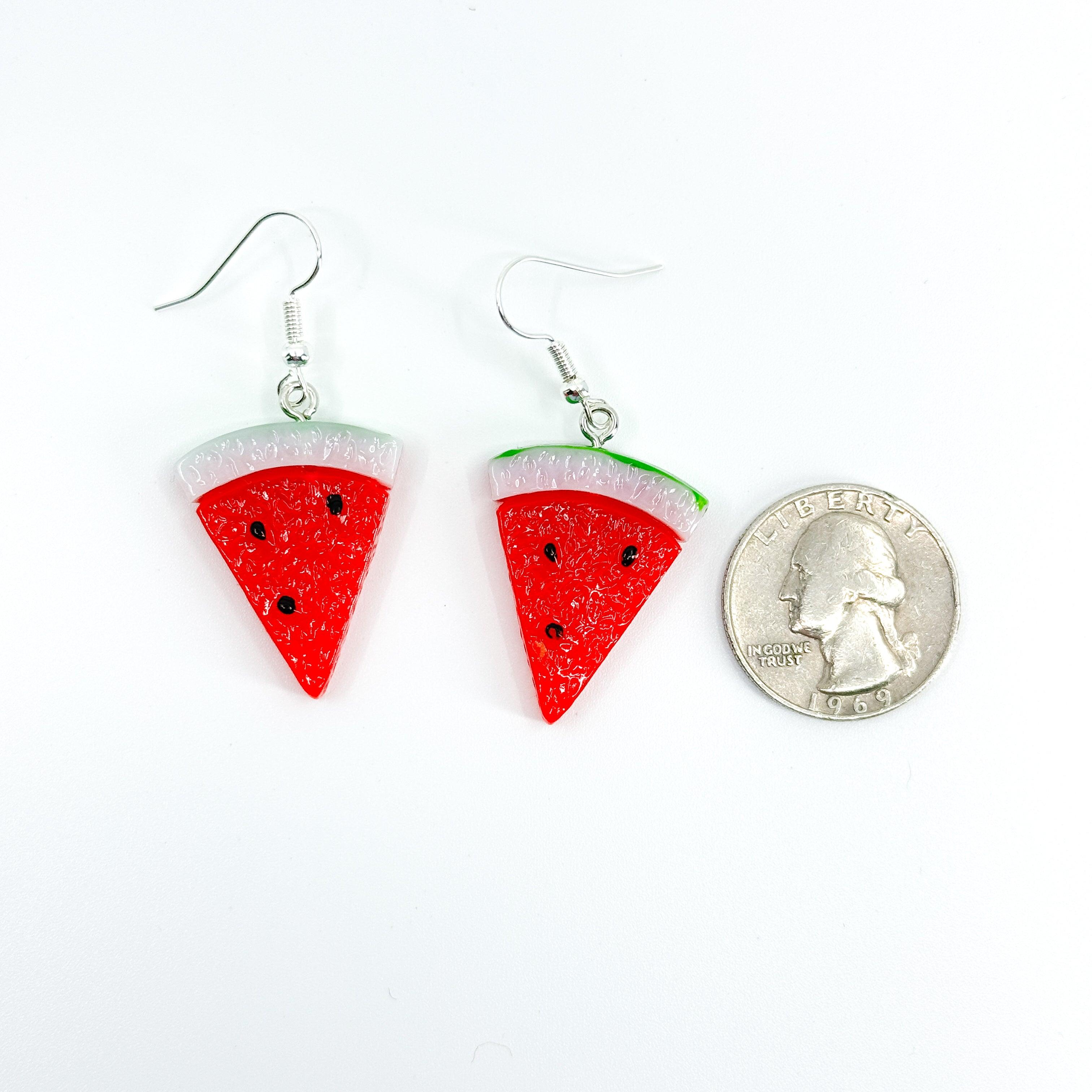 Watermelon Earrings - Polychrome Goods 🍊