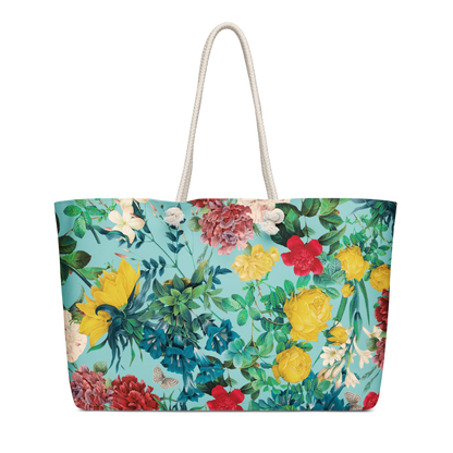 Vintage Floral Botanical Weekender Tote Bag - Image 4