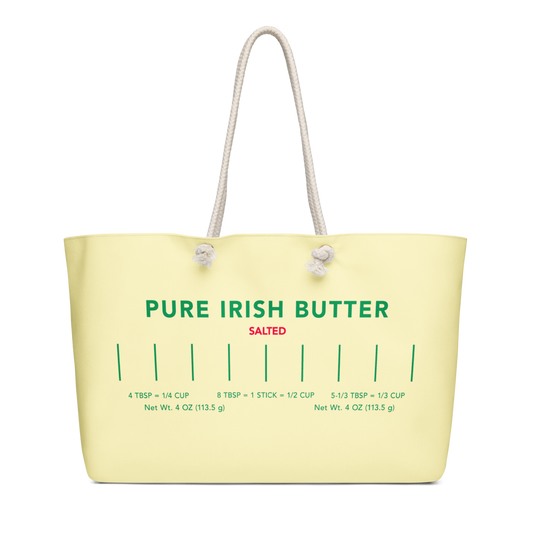 Pure Irish Butter Weekender Tote Bag - Image 1