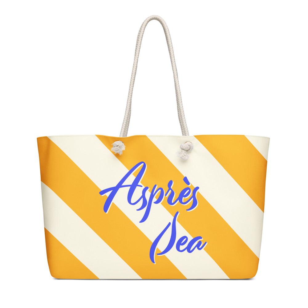 Asprês Sea Striped Weekender Tote Bag - Image 1