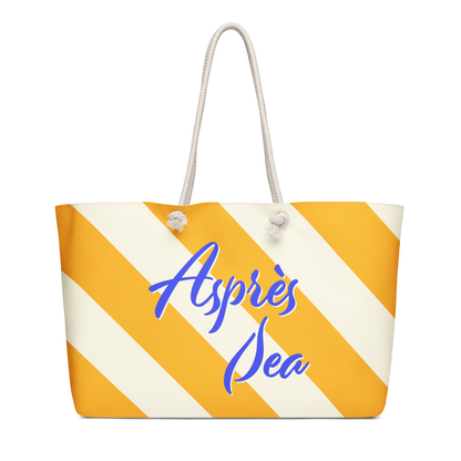 Asprês Sea Striped Weekender Tote Bag - Image 1