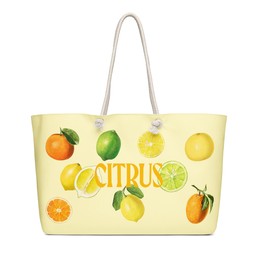 Citrus Weekender Tote Bag - Image 1