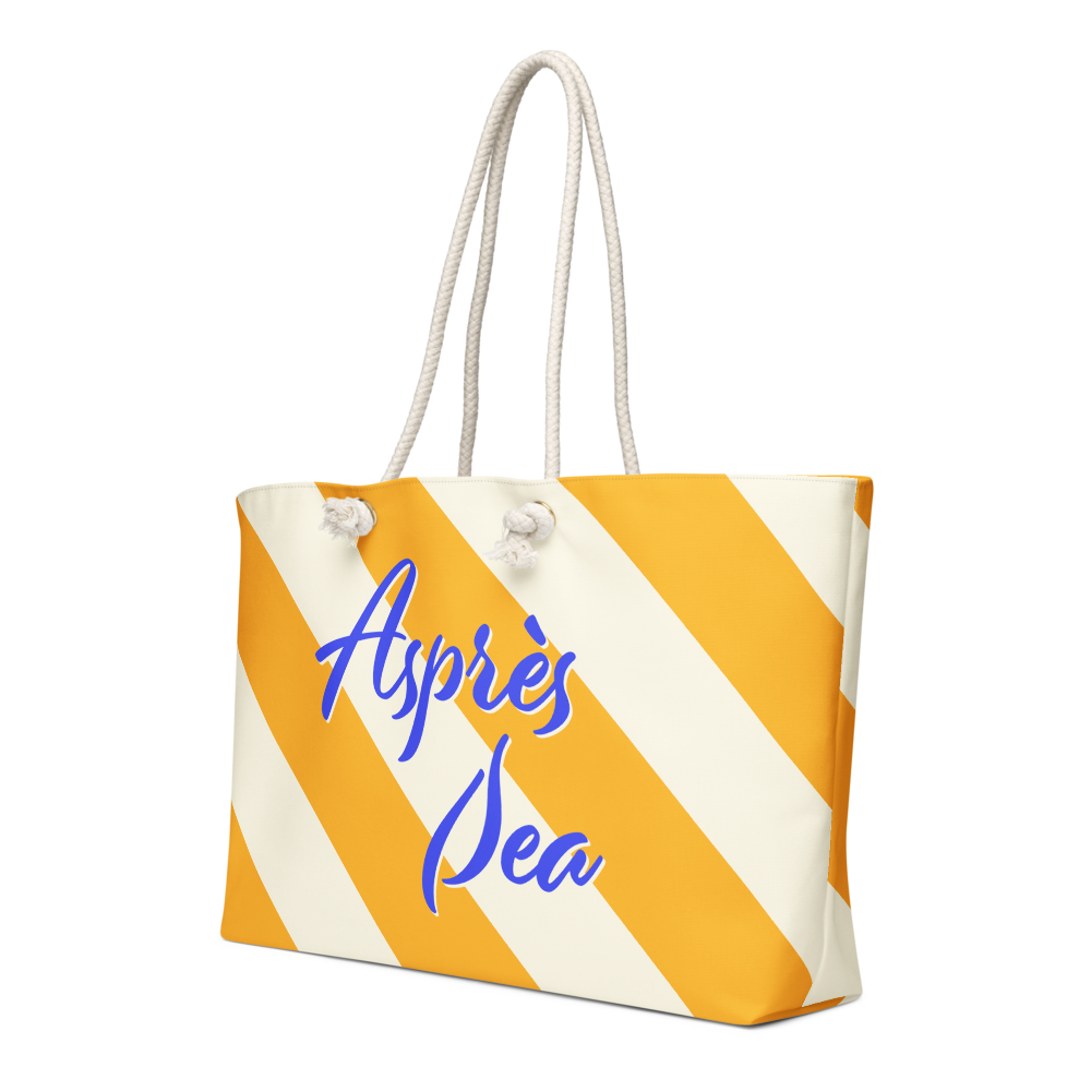 Asprês Sea Striped Weekender Tote Bag - Image 2