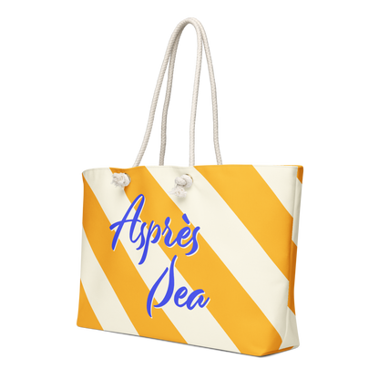Asprês Sea Striped Weekender Tote Bag - Image 2