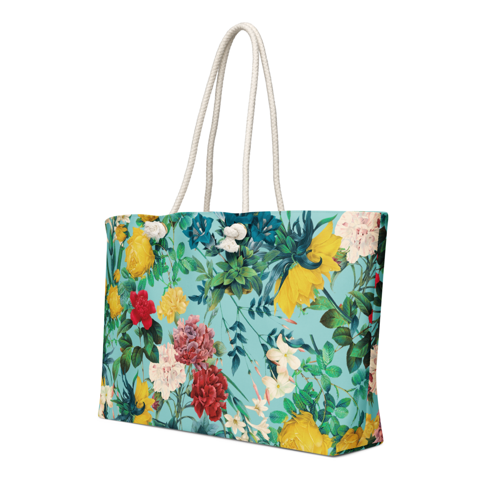 Vintage Floral Botanical Weekender Tote Bag - Image 2