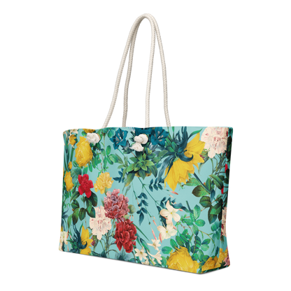 Vintage Floral Botanical Weekender Tote Bag - Image 2