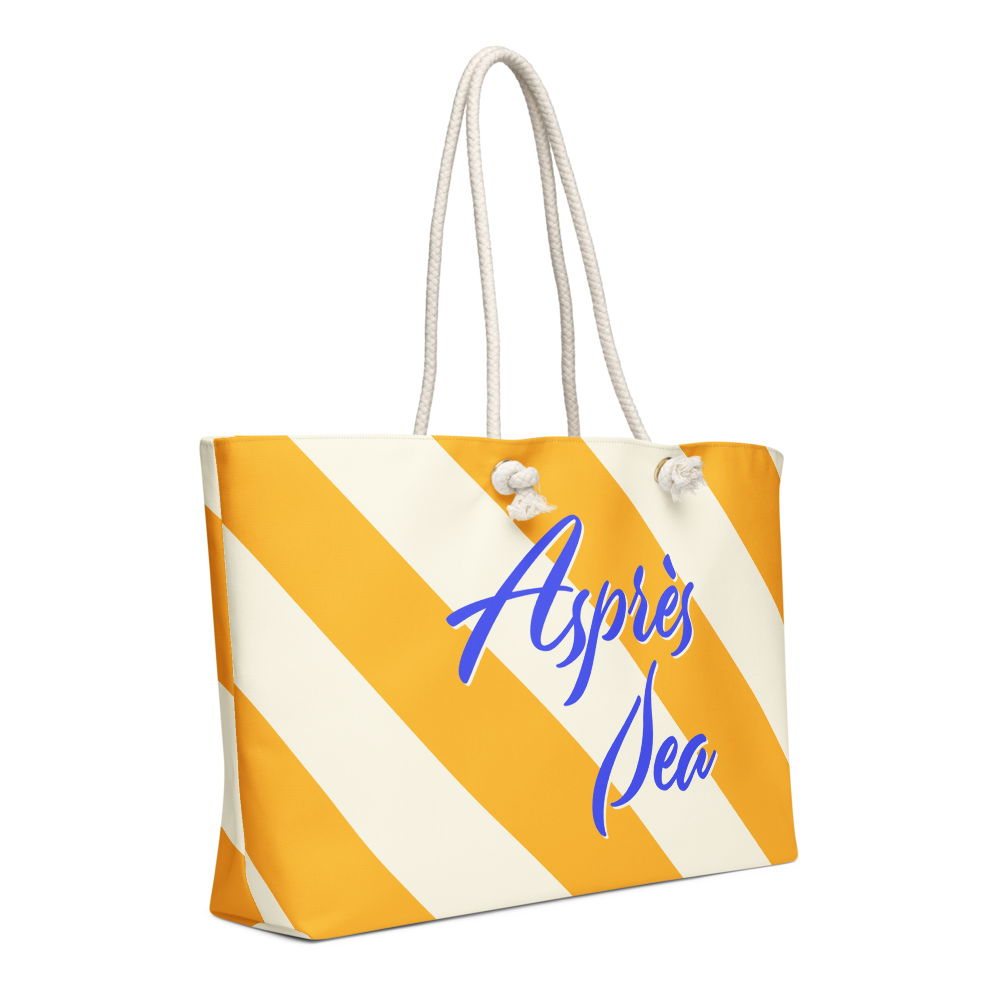 Asprês Sea Striped Weekender Tote Bag - Image 3