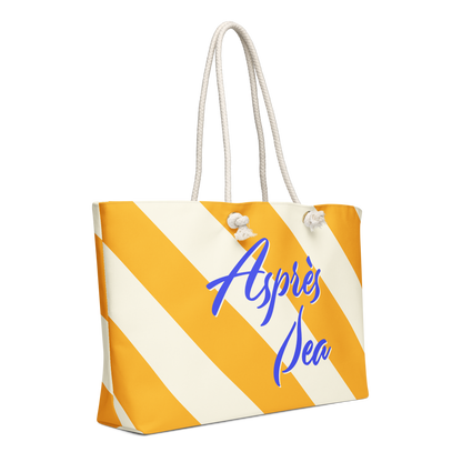 Asprês Sea Striped Weekender Tote Bag - Image 3
