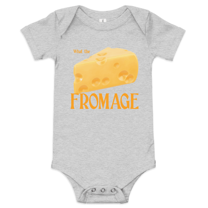 What the Fromage Baby Onesie - Polychrome Goods 🍊