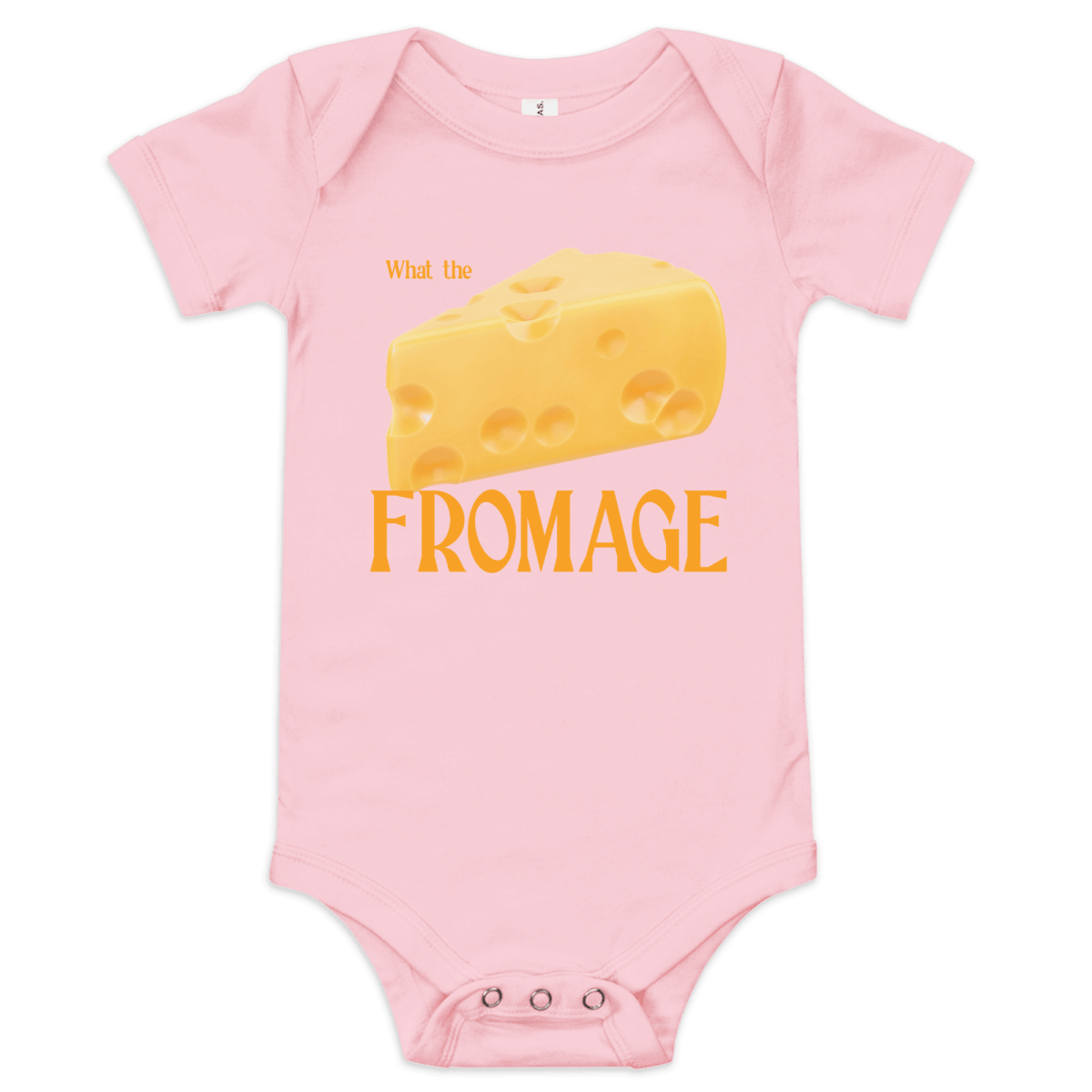 What the Fromage Baby Onesie - Polychrome Goods 🍊