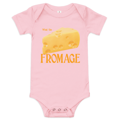 What the Fromage Baby Onesie - Polychrome Goods 🍊