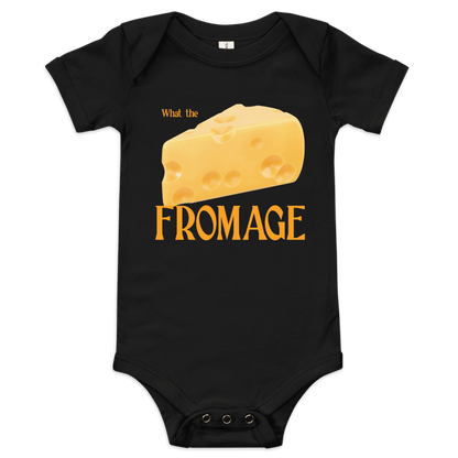 What the Fromage Baby Onesie - Polychrome Goods 🍊