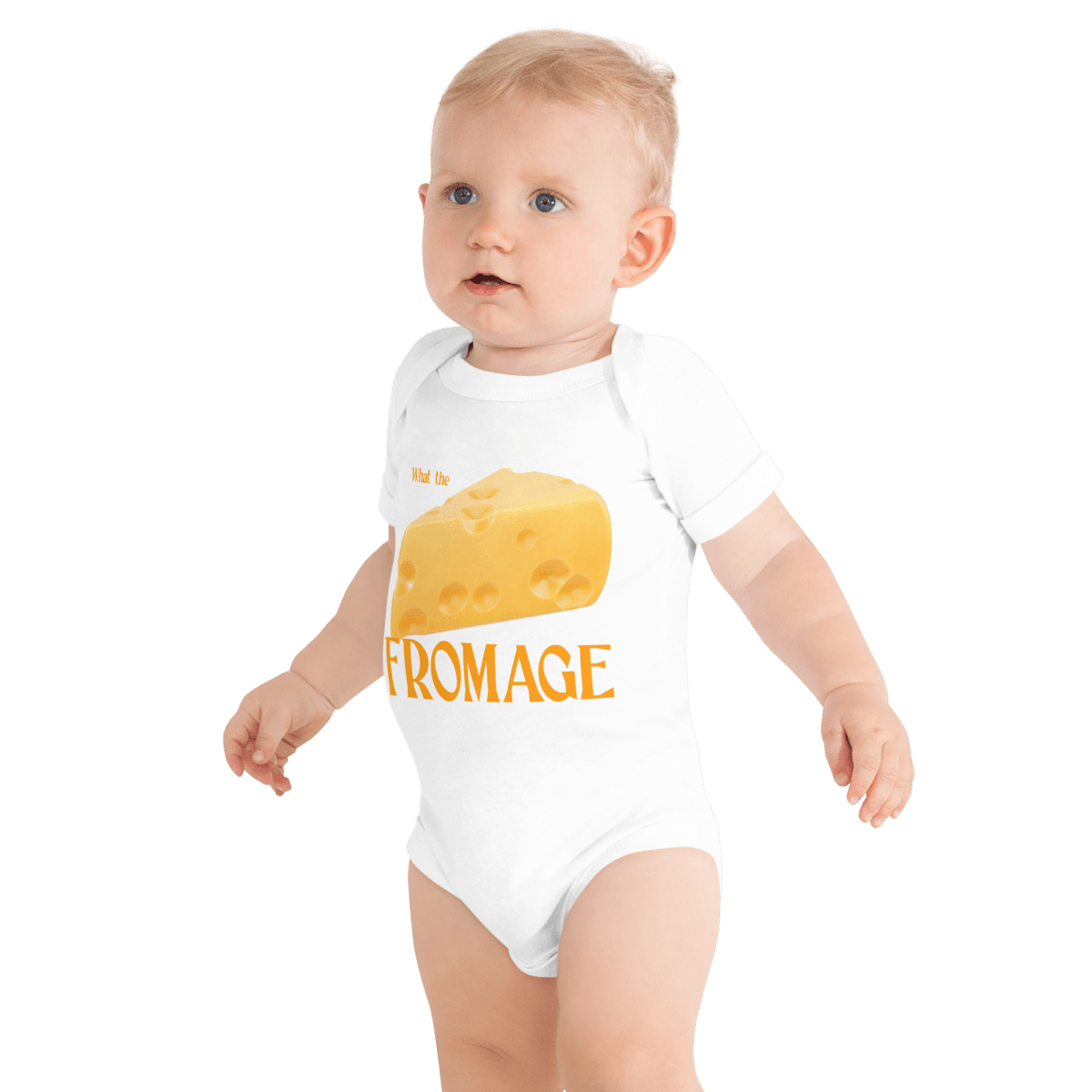 What the Fromage Baby Onesie - Polychrome Goods 🍊