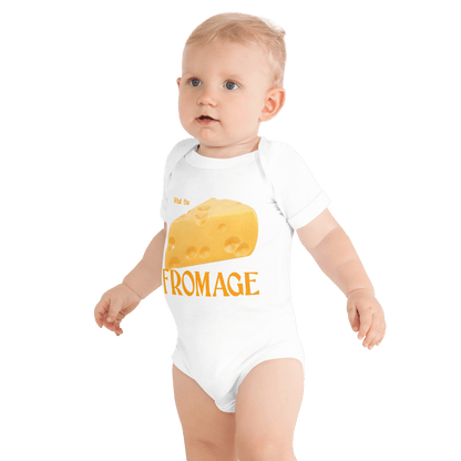 What the Fromage Baby Onesie - Polychrome Goods 🍊