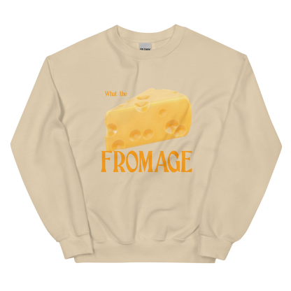 What The Fromage 🧀 Sweatshirt - Polychrome Goods 🍊