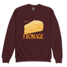 What The Fromage Youth Kids Sweatshirt - Polychrome Goods 🍊