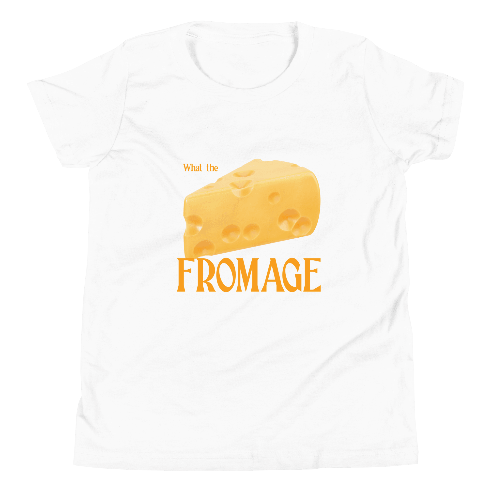 What The Fromage Youth T-Shirt - Polychrome Goods 🍊