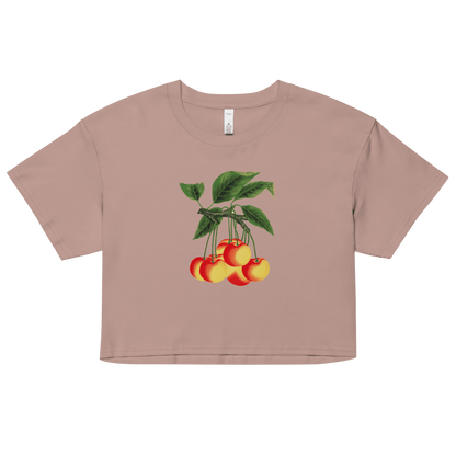 White Cherries Crop Top - Polychrome Goods 🍊