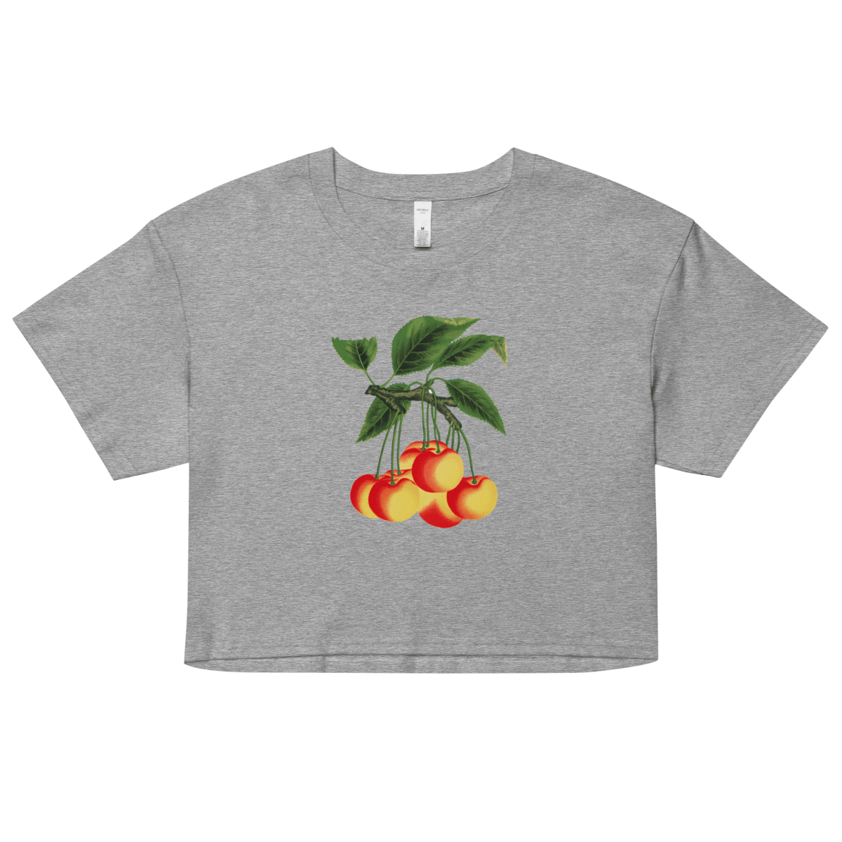 White Cherries Crop Top - Polychrome Goods 🍊