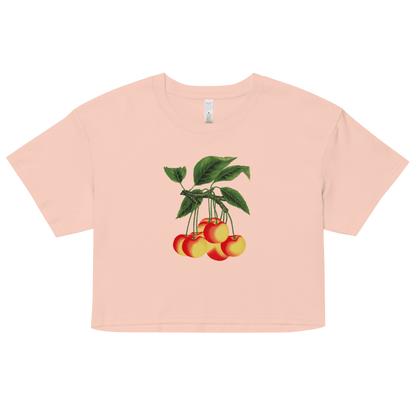 White Cherries Crop Top - Polychrome Goods 🍊