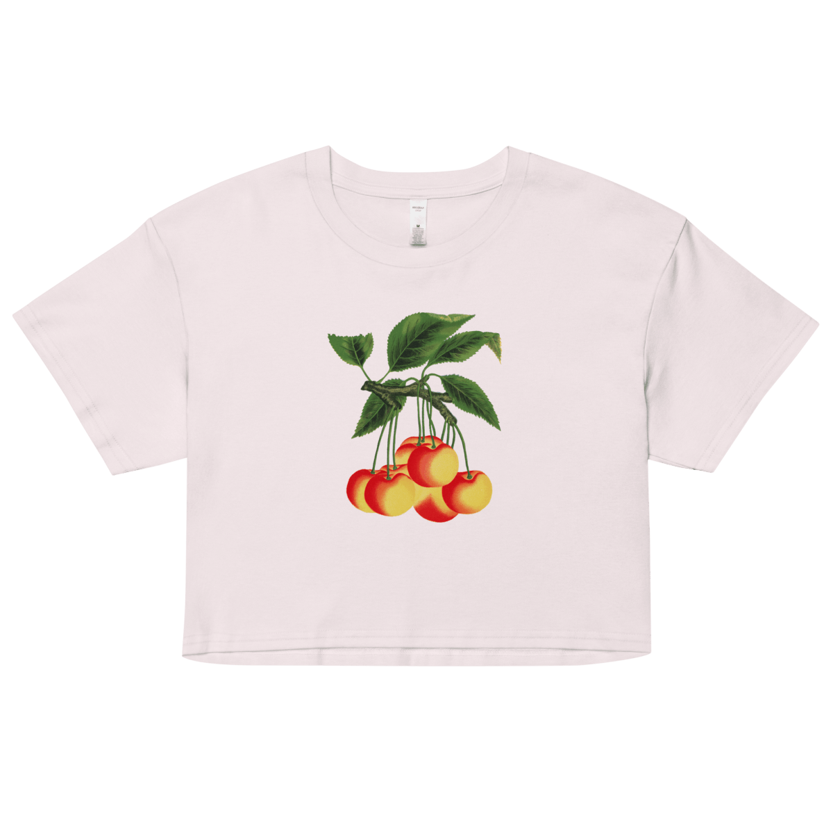 White Cherries Crop Top - Polychrome Goods 🍊