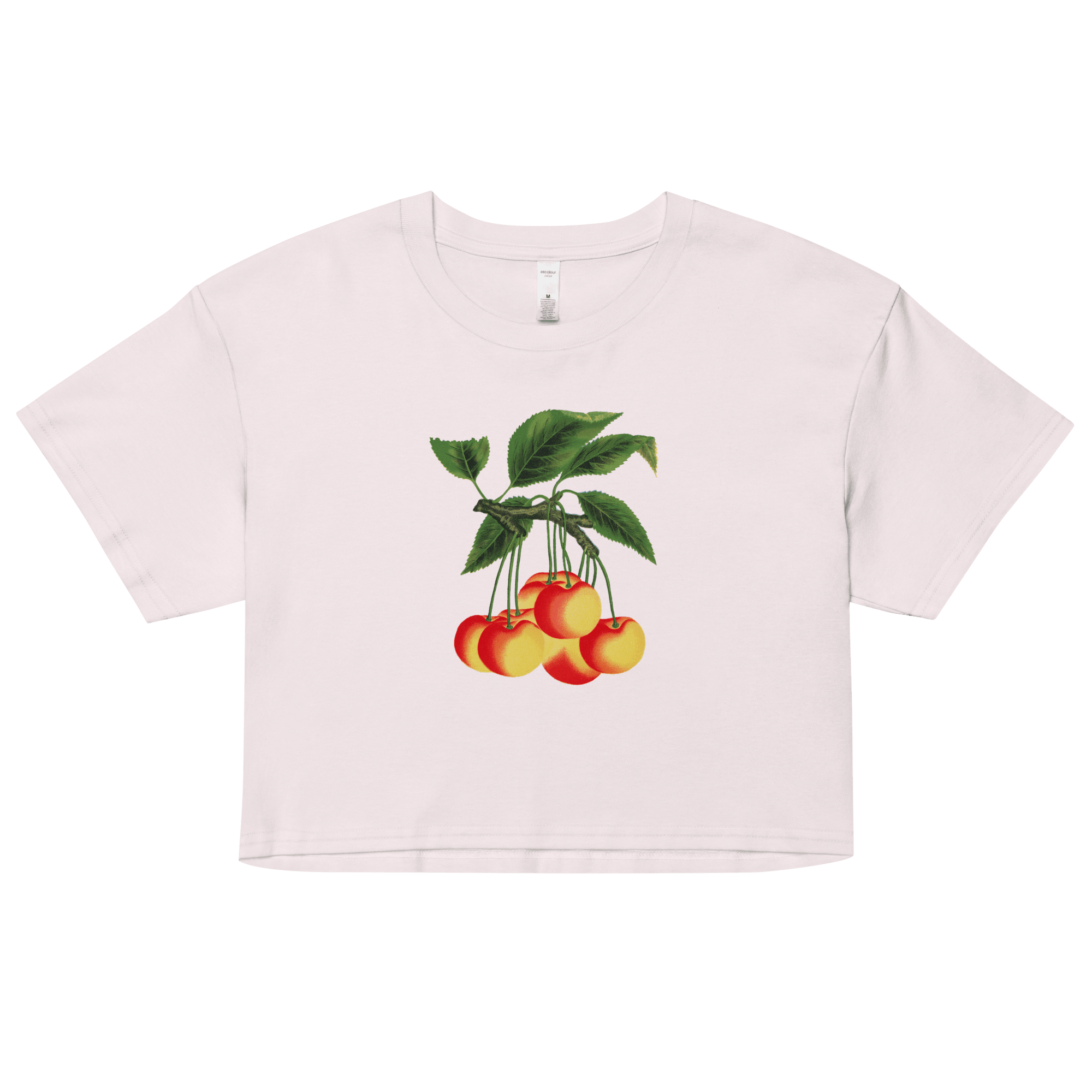 White Cherries Crop Top - Polychrome Goods 🍊