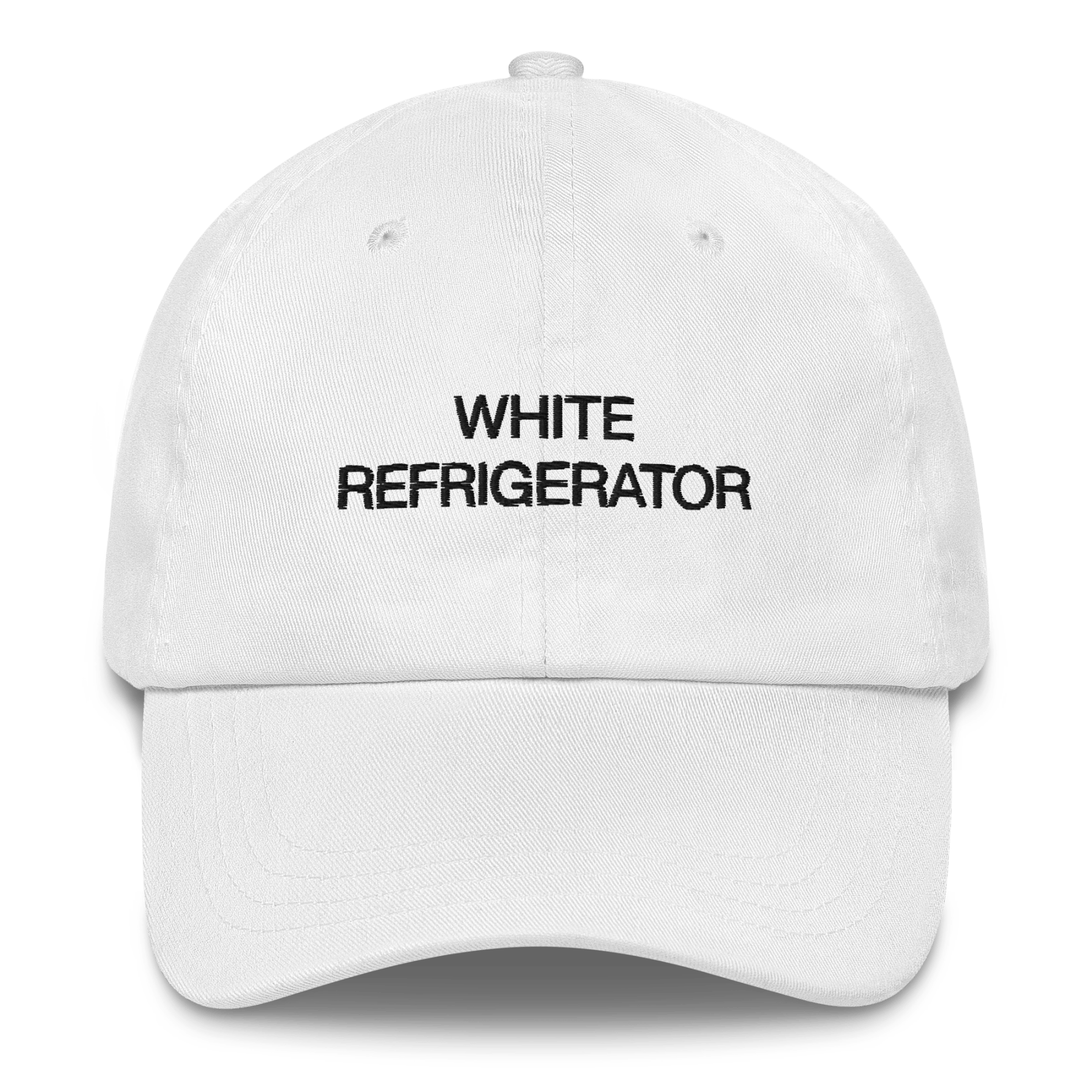 White Refrigerator Embroidered Hat - RHOA - Polychrome Goods
