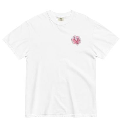 Rose Flower Embroidered Shirt