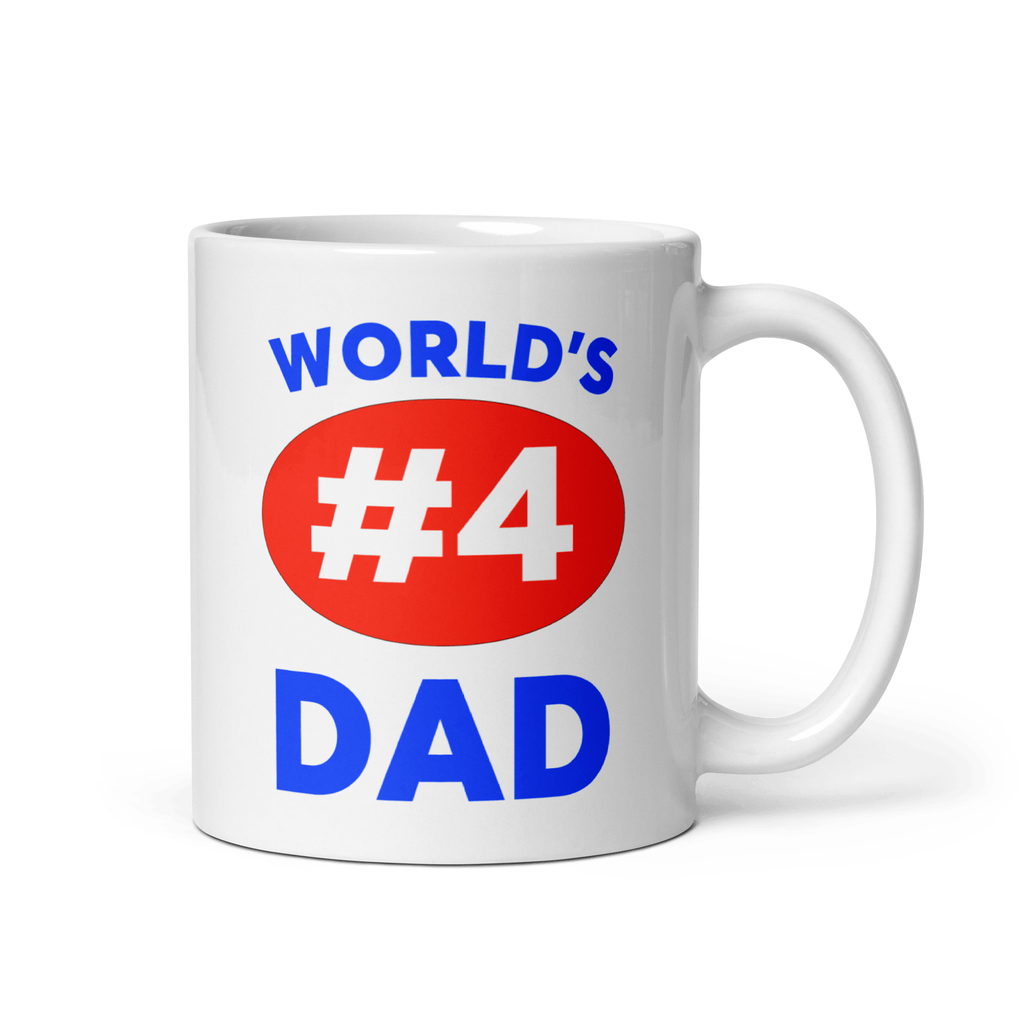 World's #4 Dad Mug - Polychrome Goods 🍊